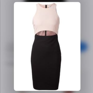 Elizabeth and James Front Cut Out Colorblock Dress